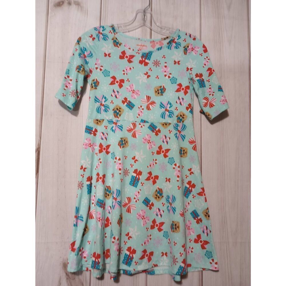 Nickelodeon Dress Girls Large 10/12 JoJo Siwa Christmas
